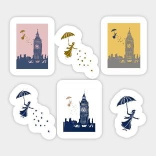 Mary Poppins Sticker Pack Sticker